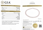 10.0-10.5mm Japanese Akoya White Pearl Necklace - GIA Certified - Secondary Image