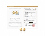 14mm Golden South Sea Loose Pair - PSL Certified