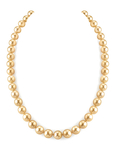 8-10mm Golden South Sea Pearl Necklace - AAAA Quality