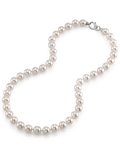 9.0-9.5mm Hanadama Akoya White Pearl Necklace