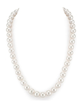 8.5-9.5mm White Freshwater Choker Length Pearl Necklace - AAAA Quality