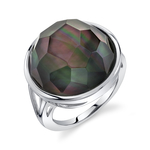 Black Mother of Pearl Malia Ring