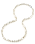 5.5-6.0mm Japanese Akoya White Pearl Necklace- AA+ Quality