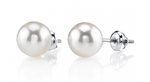 8.5-9.0mm Hanadama Akoya Round Pearl Stud Earrings - Secondary Image