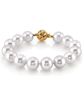 11-12mm White South Sea Pearl Bracelet - AAAA Quality - Model Image