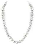 8-10mm Japanese Akoya White Pearl Necklace - AAA Quality