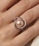 Pink Freshwater Pearl Lexi Ring - Secondary Image