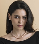 8.0-8.5mm Pink Freshwater Pearl Necklace & Earrings - Secondary Image