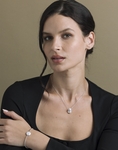 White Freshwater Baroque Pearl June Bracelet - Secondary Image