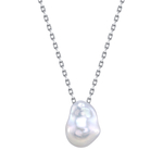 12mm White Freshwater Baroque Pearl Arlet Pendant