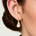 Japanese Akoya Pearl Gaby Earrings - Secondary Image