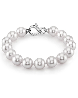 10-11mm White South Sea Pearl Bracelet