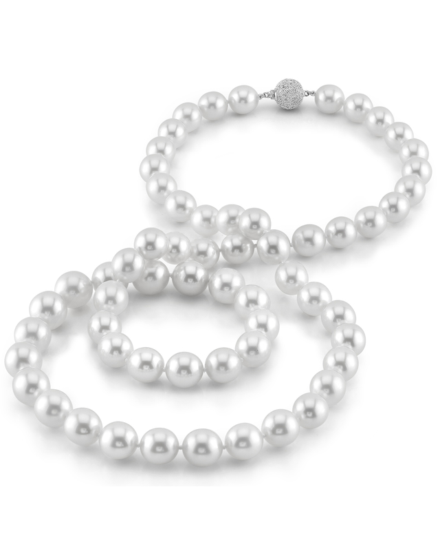 Opera Length 11-14mm South Sea Pearl Necklace - AAA Quality