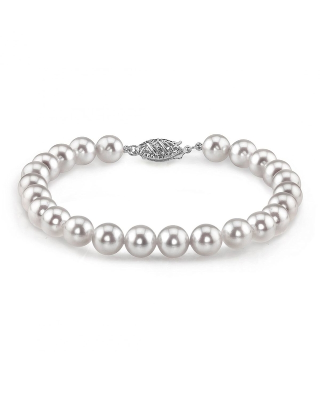 5.0-5.5mm Akoya White Pearl Bracelet