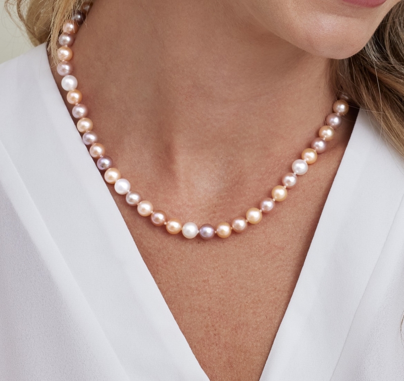 Pearl discount necklace multicolor