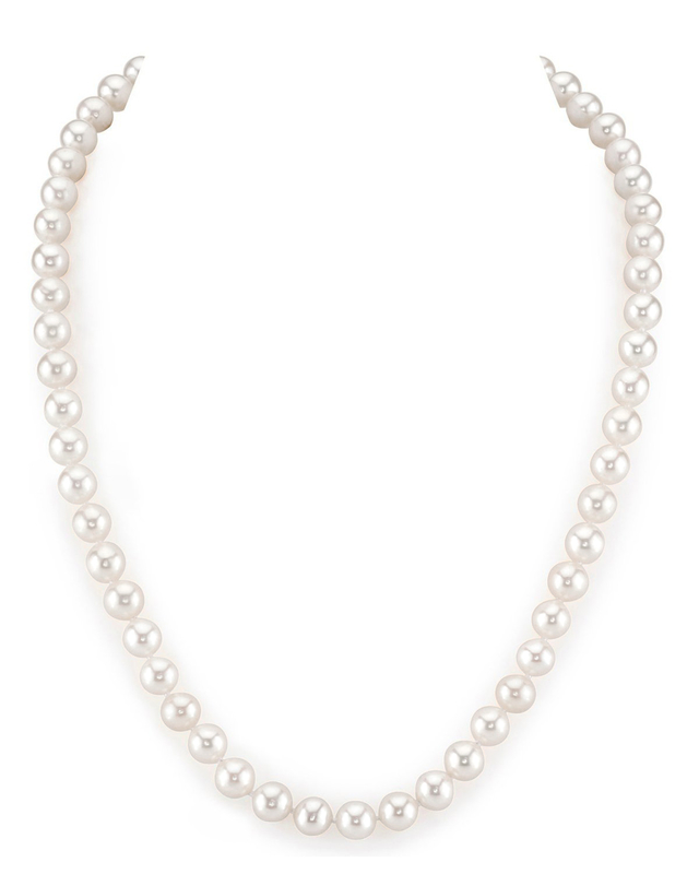 Pearl necklace white clearance