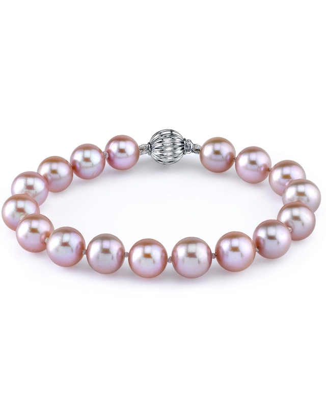 7.0-7.5mm Pink Freshwater Pearl Bracelet - AAAA Quality