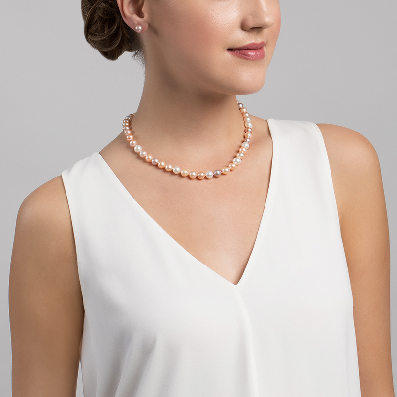 Pearl on sale necklace multicolor