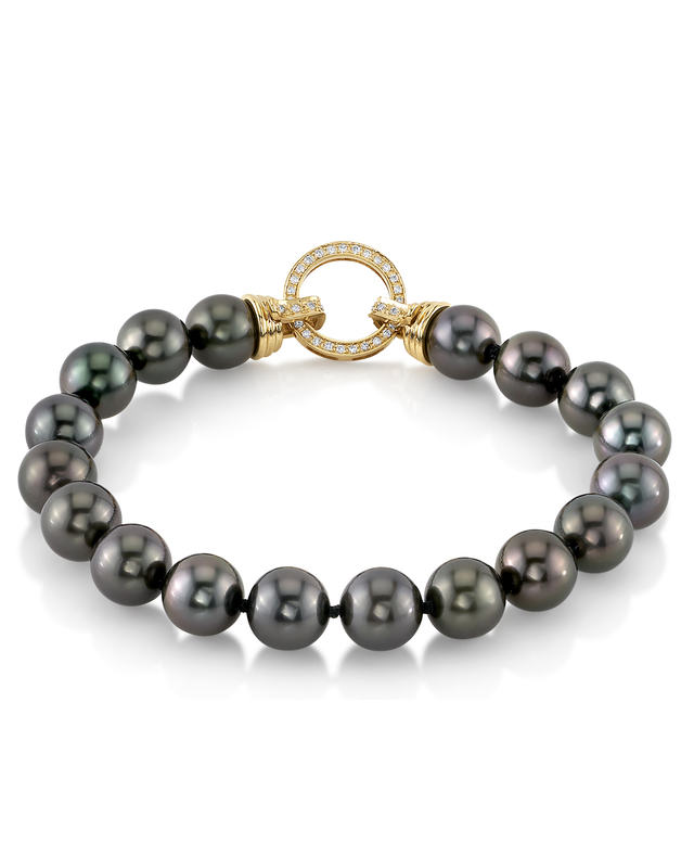 8-9mm Tahitian South Sea Pearl Bracelet - AAAA Quality - Secondary Image