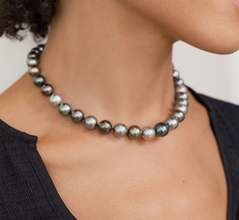 Lambrecht's Jewelers » Multicolor Baroque Tahitian Pearl Necklace