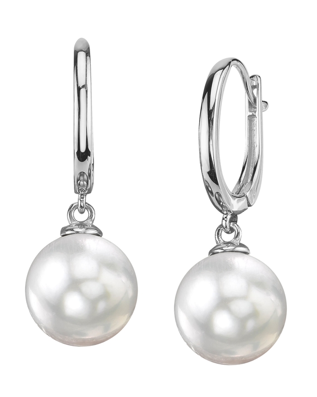 South Sea Pearl Huggie Tania Earrings