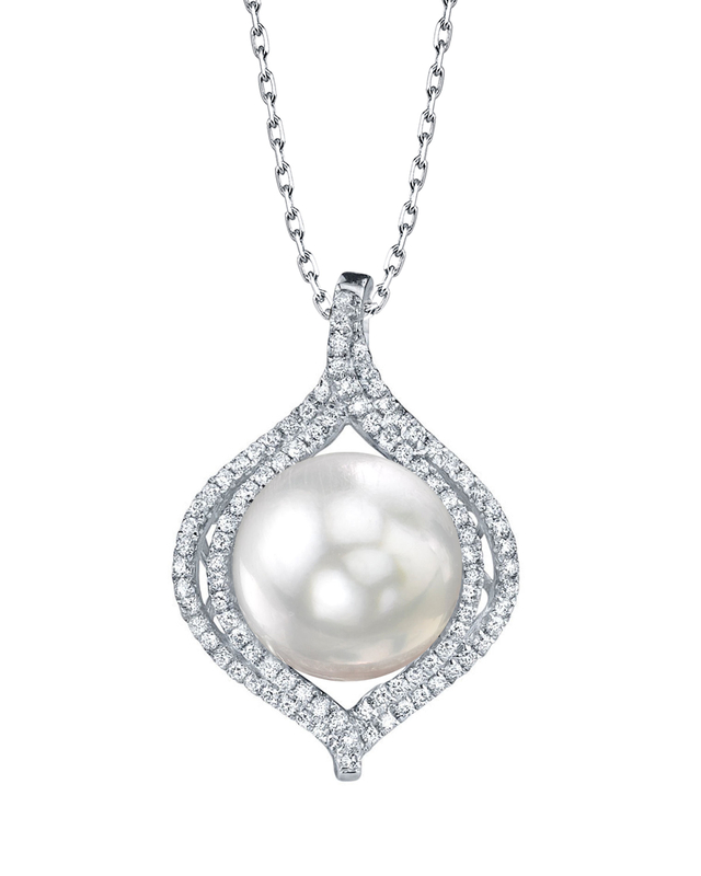 South Sea Pearl & Diamond Clara Pendant