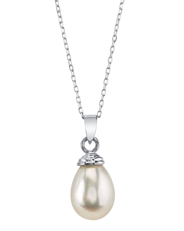 Drop pearl sales pendant necklace