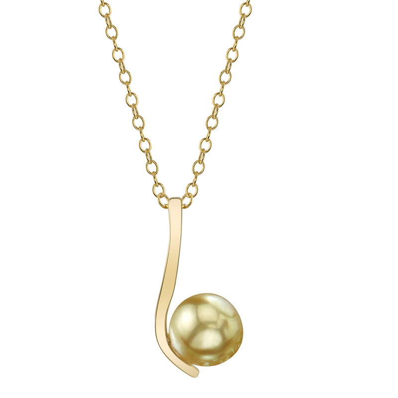 Golden South Sea Pearl Elizabeth Pendant