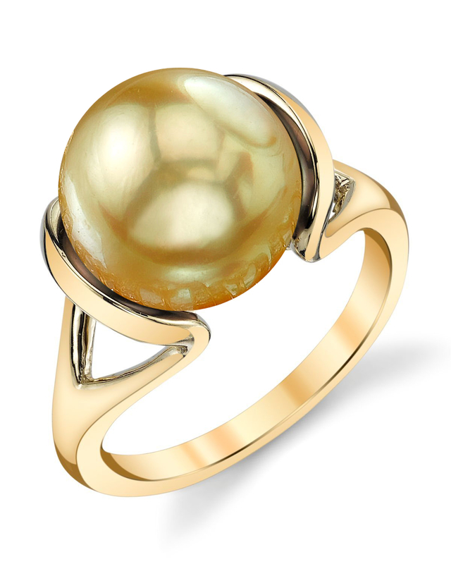 Golden South Sea Pearl Hanna Ring