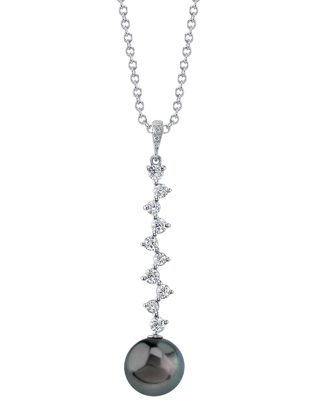 Tahitian South Sea Pearl & Diamond Naomi Pendant