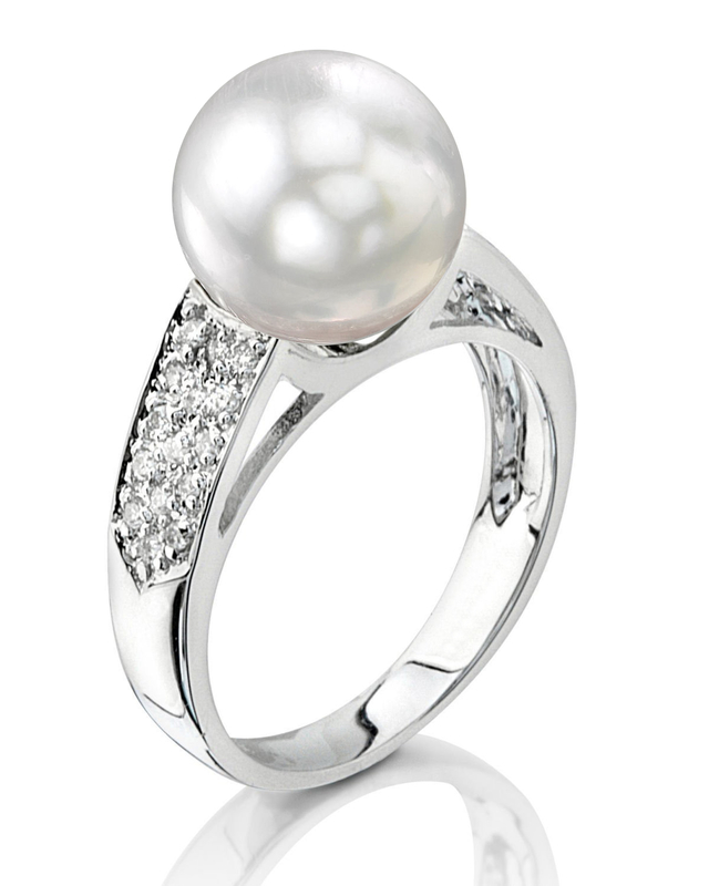 South Sea Pearl & Diamond Alexa Ring