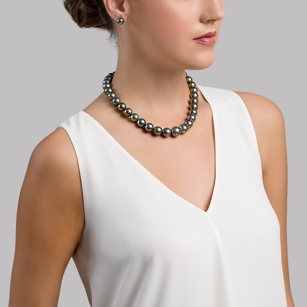 11-14mm Tahitian South Sea Pearl Necklace - AAA Quality