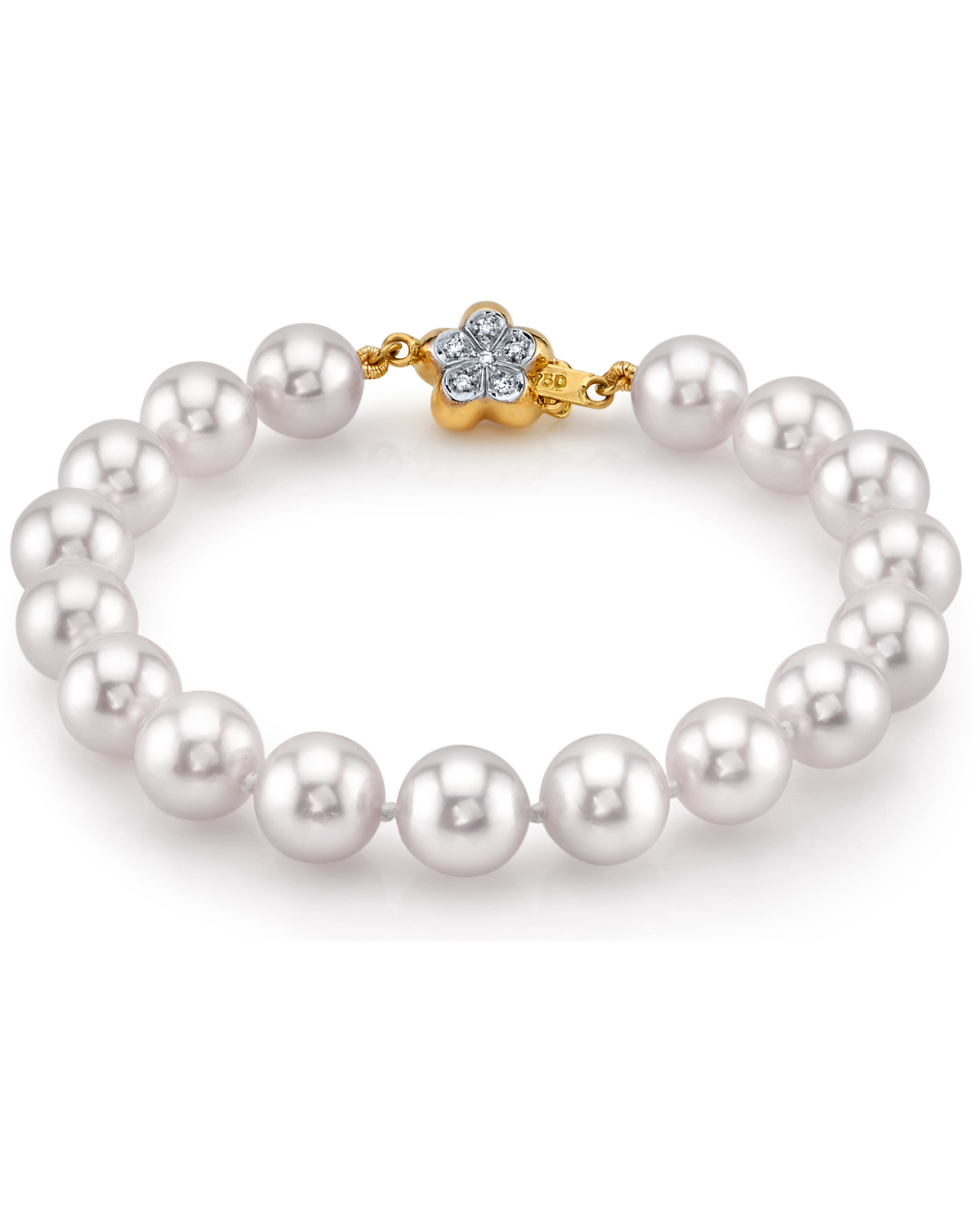 8.5-9.0mm Akoya White Pearl Bracelet