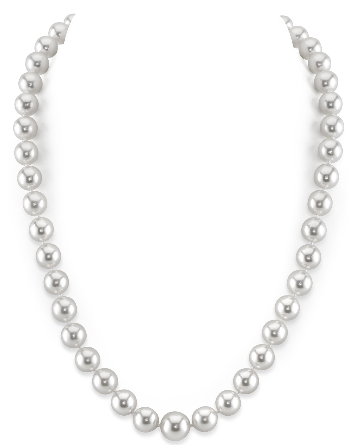 8-10mm Japanese Akoya White Pearl Necklace - AAA Quality