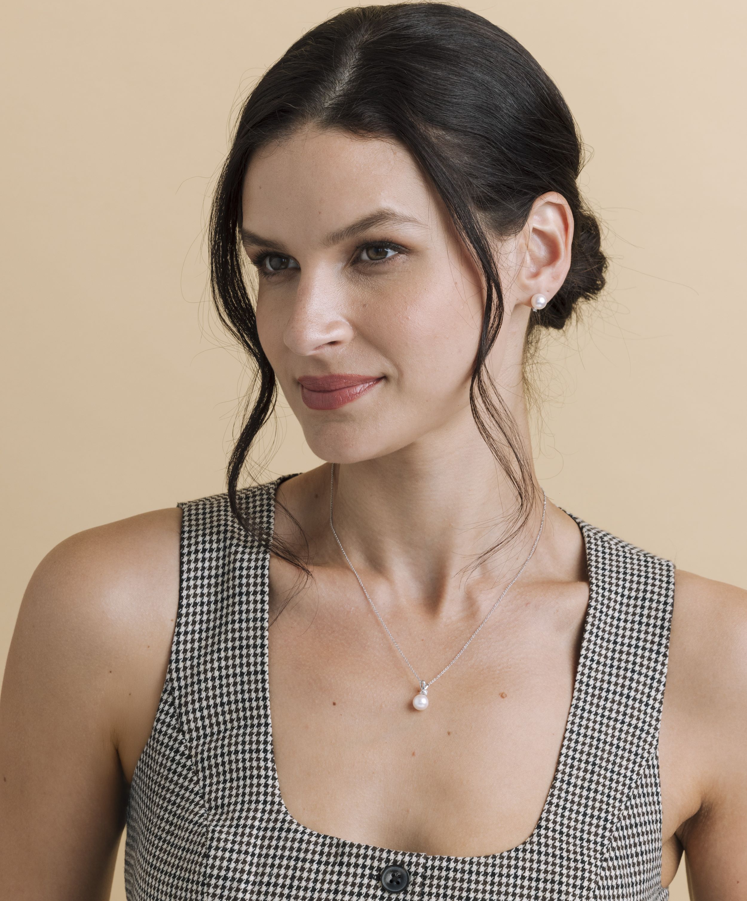 Akoya Pearl & Diamond Classic Earrings
