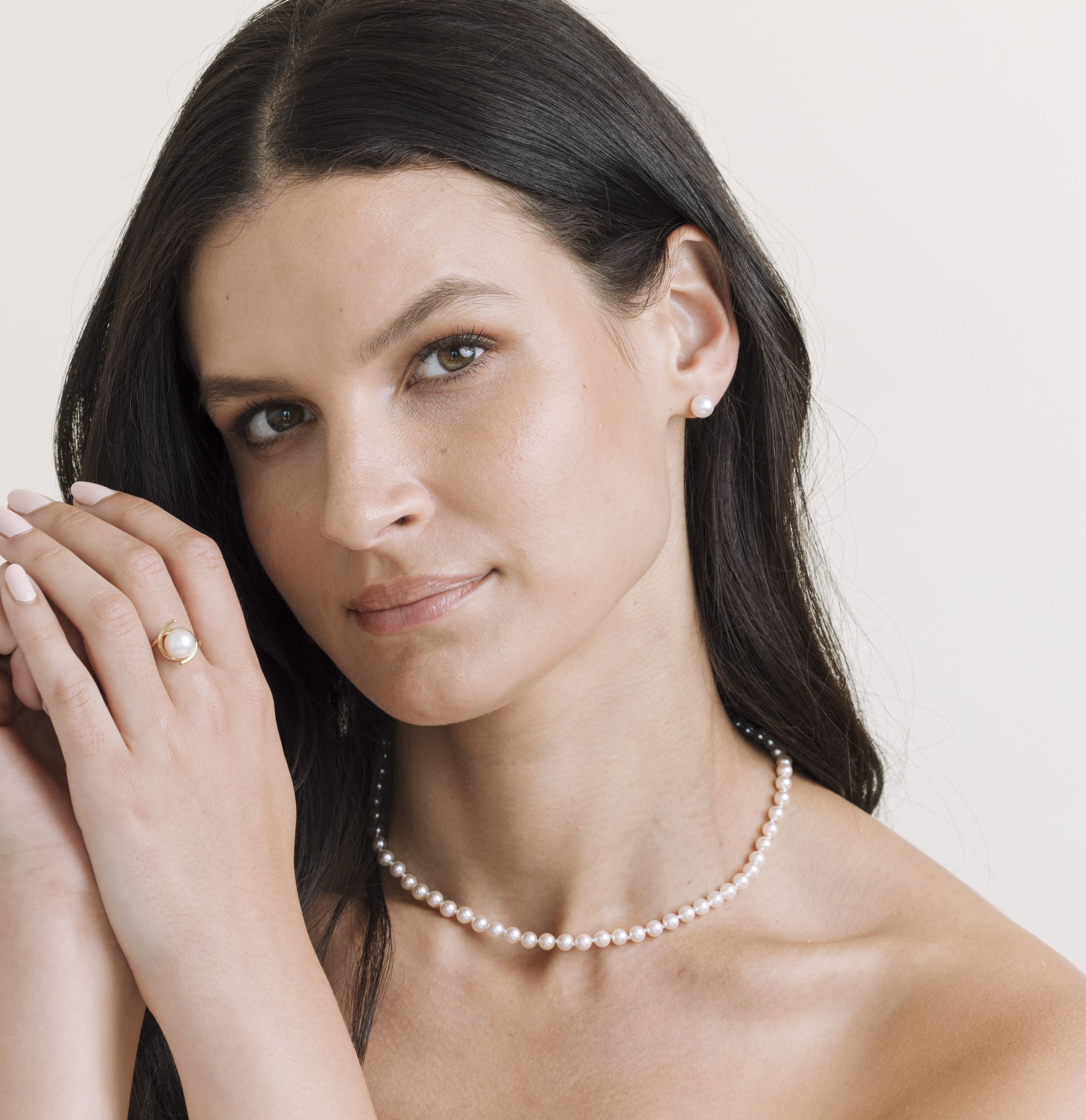 14K Gold White South Sea Pearl Felicia Ring