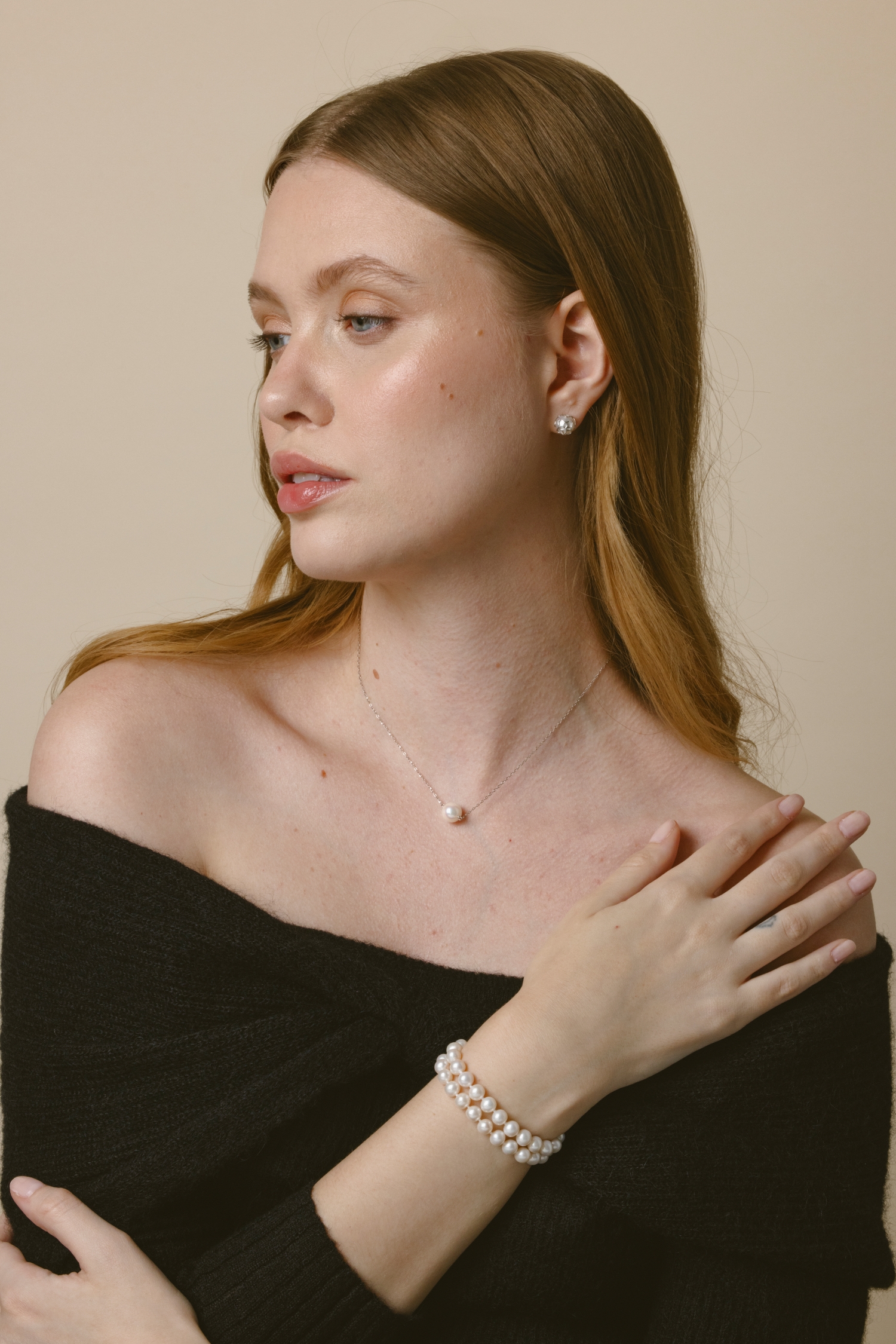 Freshwater Double Pearl Bracelet